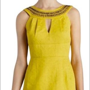 Yellow Muse Dress fitted formal Size 10